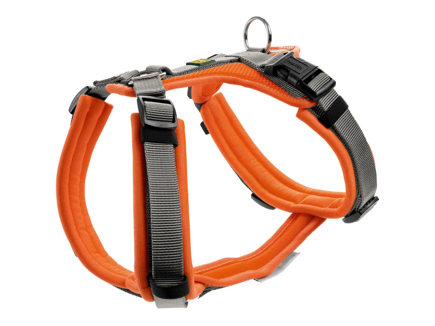 Hunter Hundegeschirr Maldon Orange/grau 3 Hunter Hundegeschirr Maldon Orange/grau