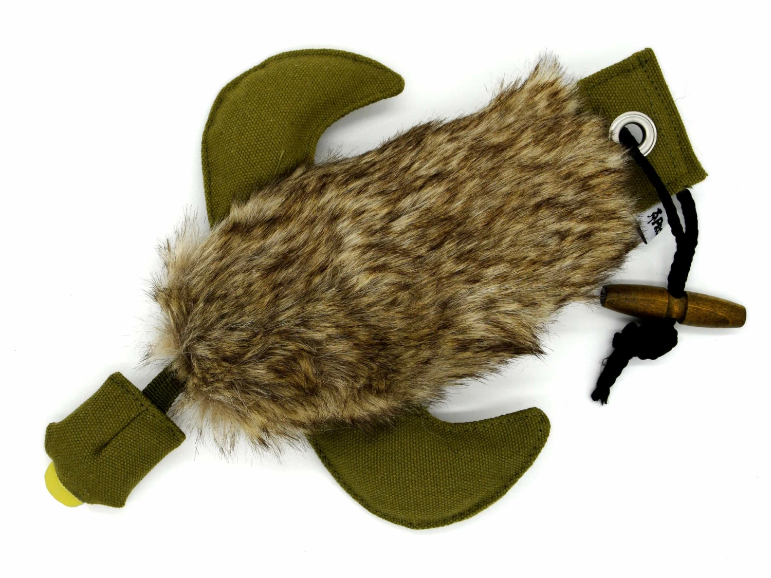 Duck Dummy Ente Mit Kunstfell 5 Duck Dummy Ente Mit Kunstfell – Bild 3