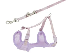 Trixie Junior Welpen-Softgeschirr Mit Leine Flieder