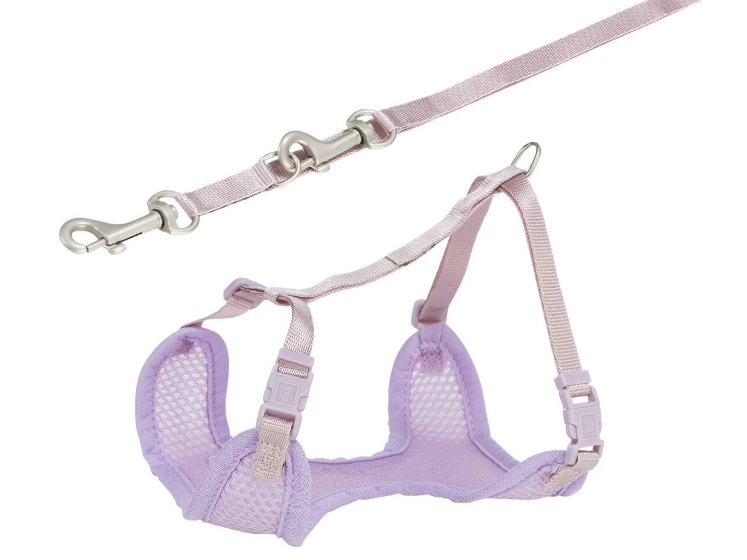 Trixie Junior Welpen-Softgeschirr Mit Leine Flieder 3 Trixie Junior Welpen-Softgeschirr Mit Leine Flieder