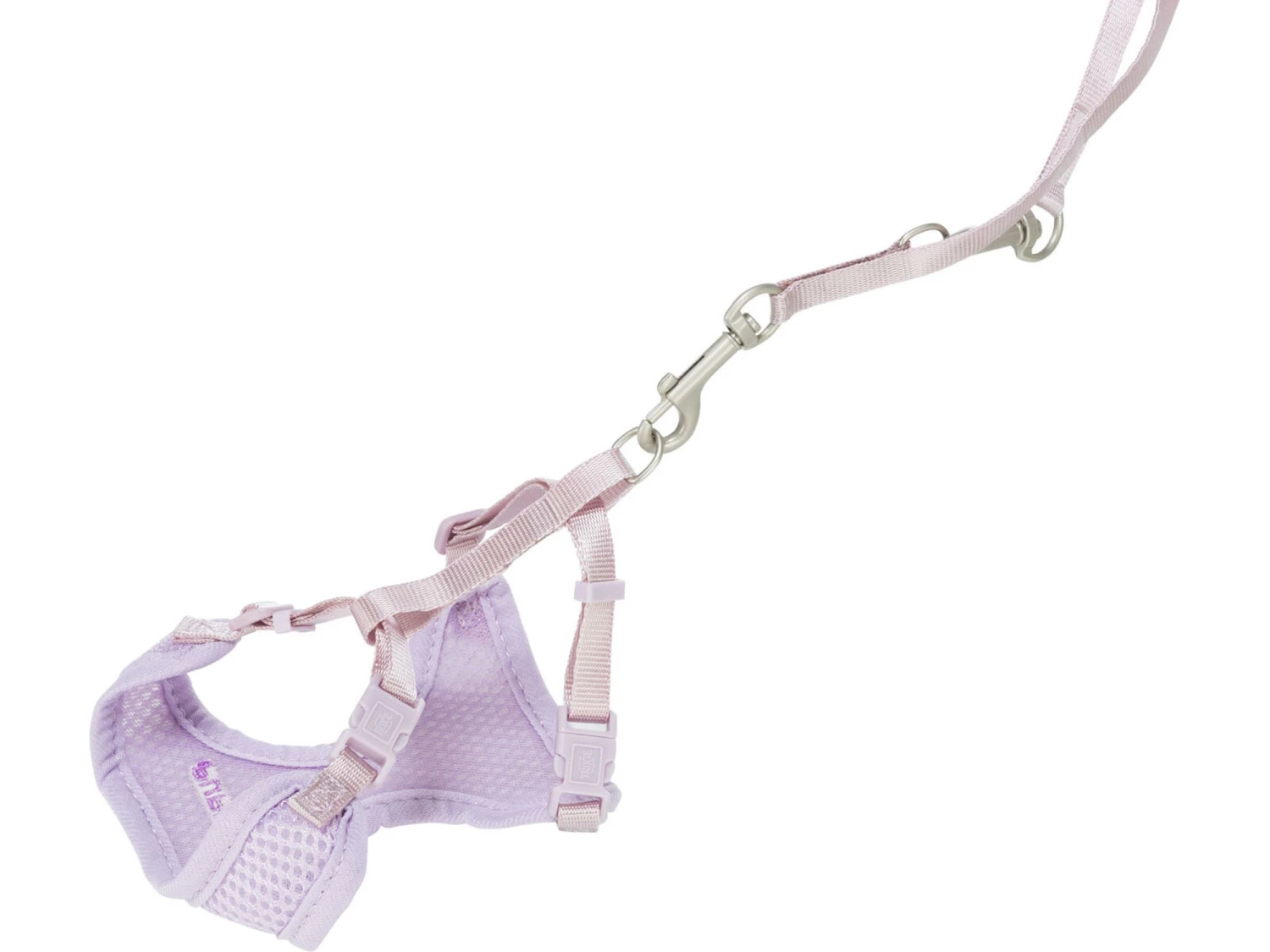 Trixie Junior Welpen-Softgeschirr Mit Leine Flieder 5 Trixie Junior Welpen-Softgeschirr Mit Leine Flieder – Bild 3