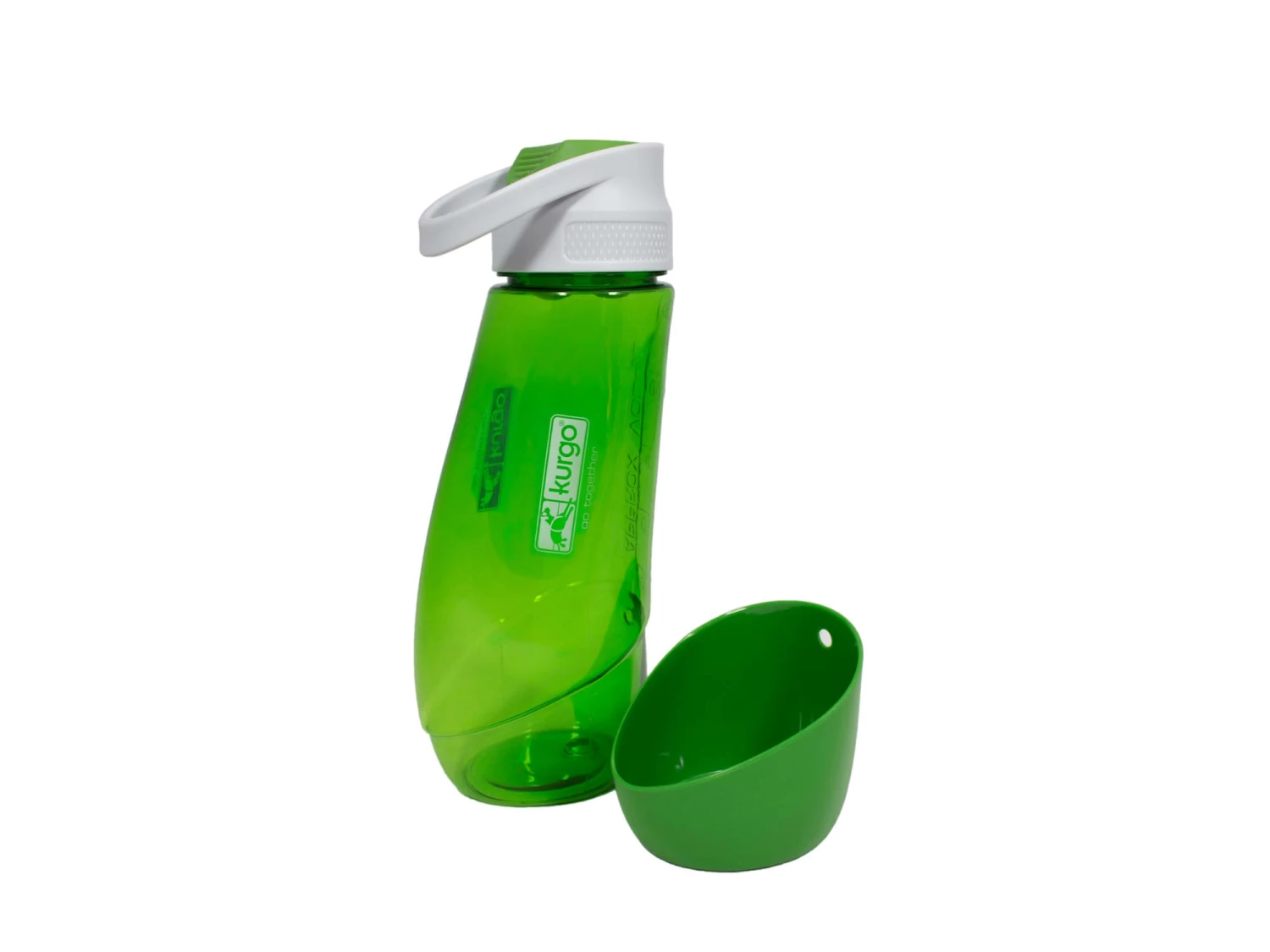 Kurgo Gourd Wasserflasche Für Hund Und Mensch Grün 4 Kurgo Gourd Wasserflasche Für Hund Und Mensch Grün – Bild 2