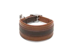 Windhundhalsband Wüstenzauber Cognac/havanna