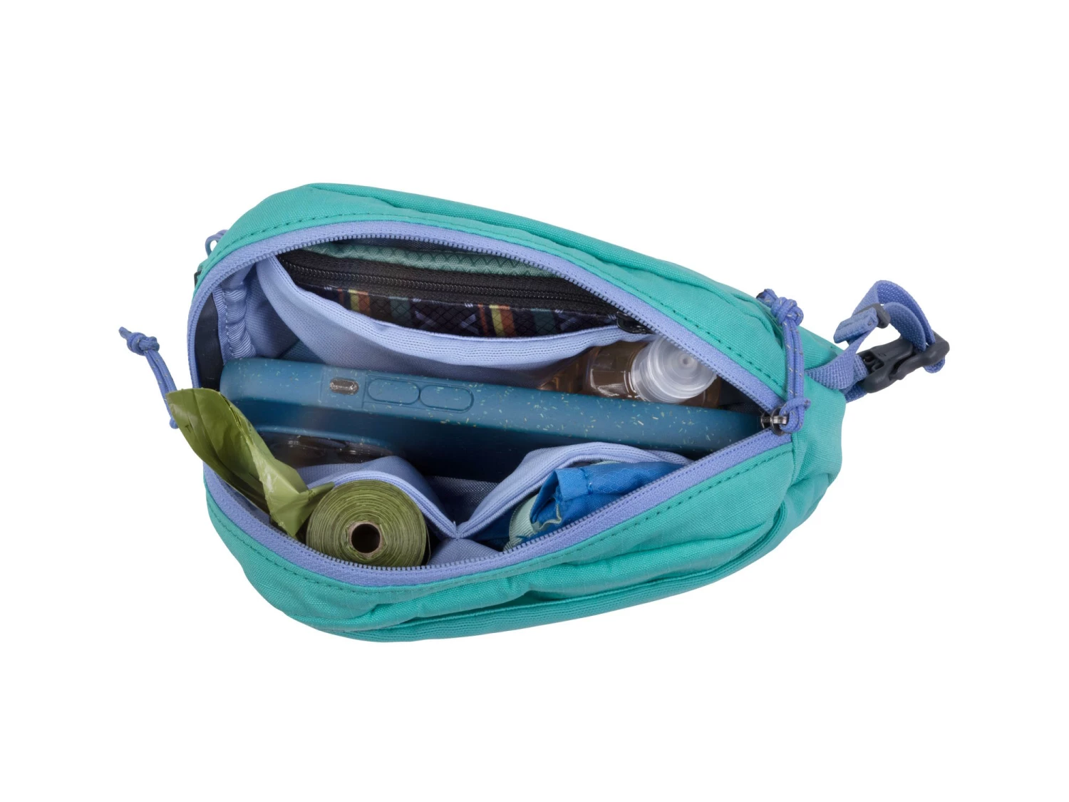 Ruffwear Stash Bag Plus™ Bauchtasche Für Umhängeleine Aurora Teal 6 Ruffwear Stash Bag Plus™ Bauchtasche Für Umhängeleine Aurora Teal – Bild 4
