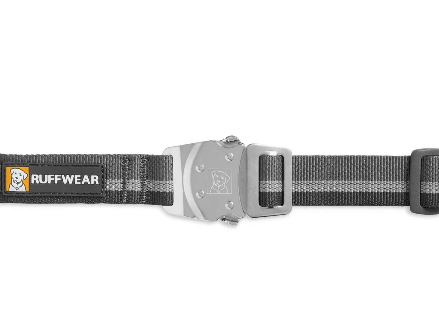 Ruffwear Top Rope™ Hundehalsband Mit Metalllverschluss Granite Gray 4 Ruffwear Top Rope™ Hundehalsband Mit Metalllverschluss Granite Gray – Bild 2