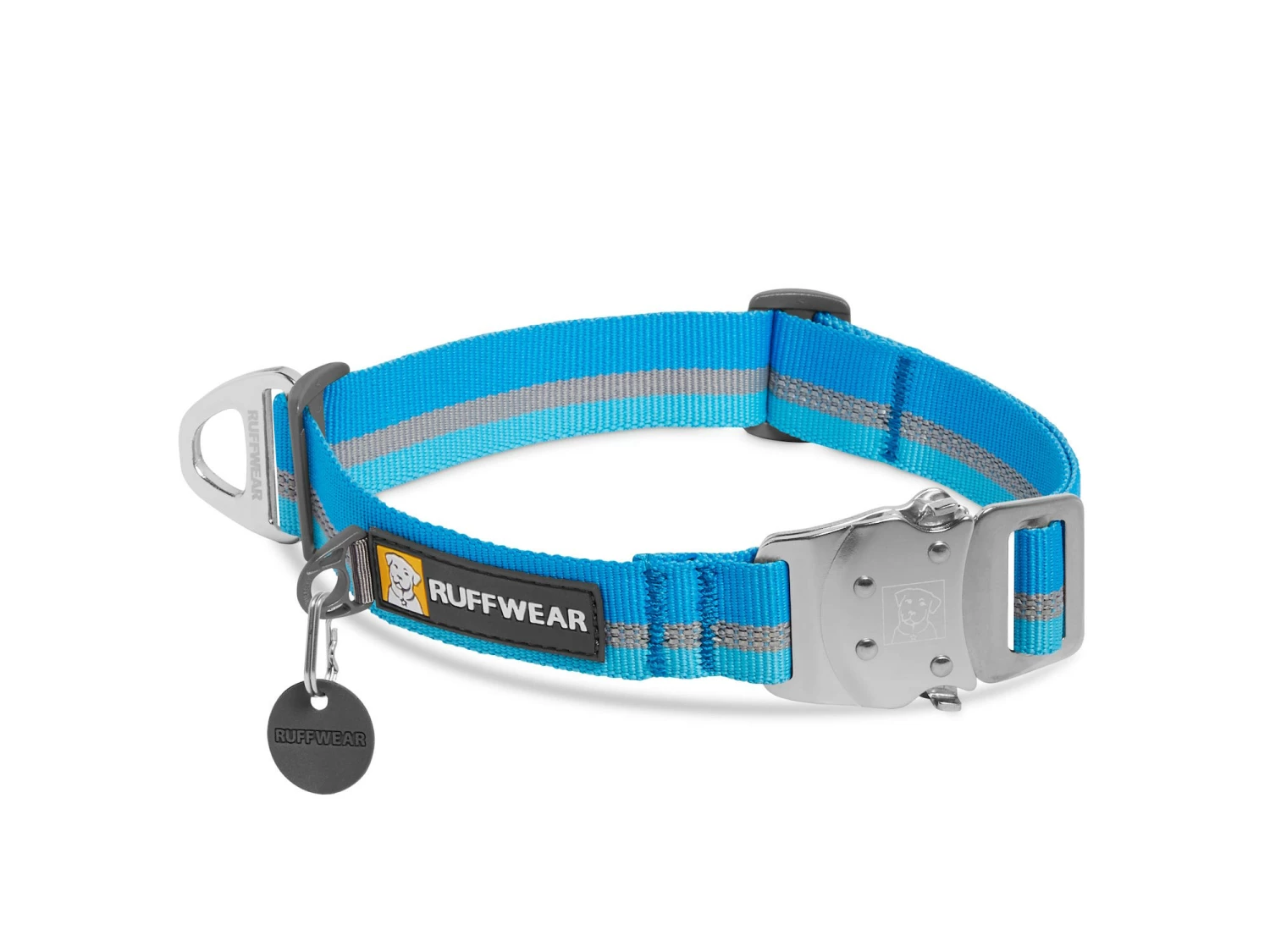 Ruffwear Top Rope™ Hundehalsband Mit Metalllverschluss Blue Dusk 3 Ruffwear Top Rope™ Hundehalsband Mit Metalllverschluss Blue Dusk