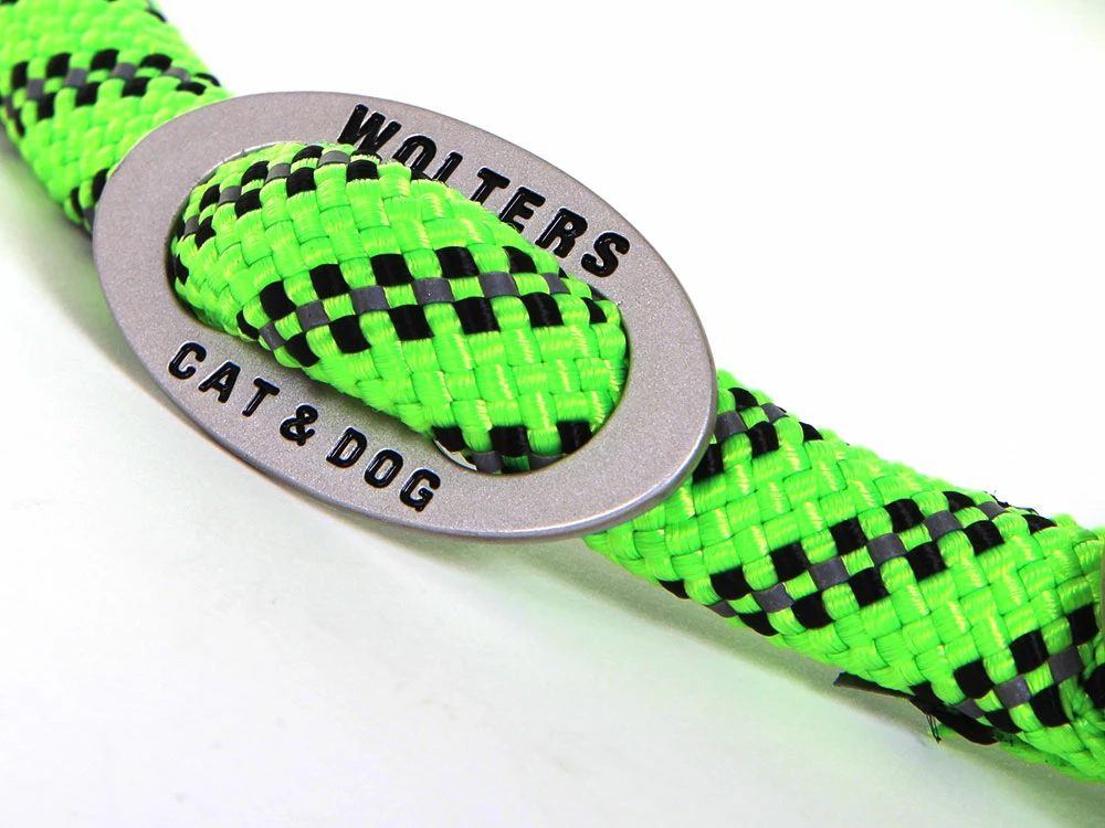 Wolters Everest Schlupfhalsband Reflektierend Lime/schwarz 4 Wolters Everest Schlupfhalsband Reflektierend Lime/schwarz – Bild 2