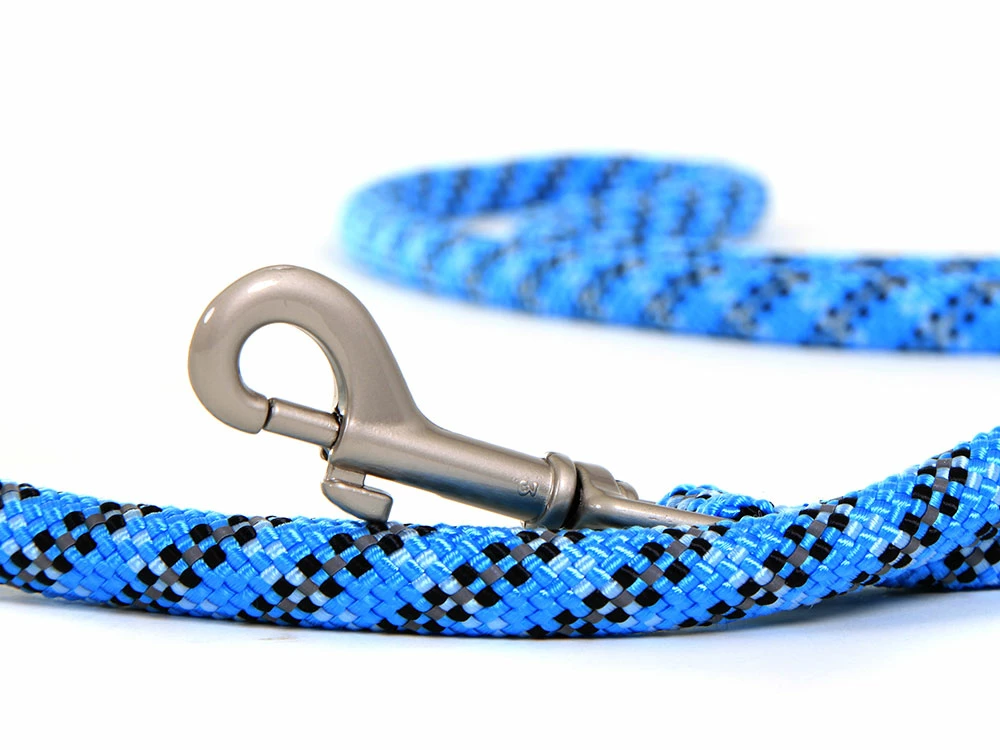 Wolters Everest Hundeleine Reflektierend Aqua/schwarz 4 Wolters Everest Hundeleine Reflektierend Aqua/schwarz – Bild 2