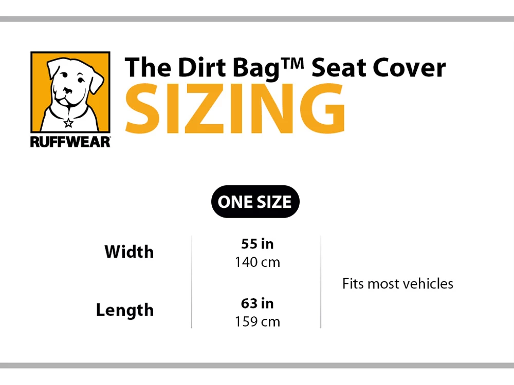 Ruffwear Dirtbag Seat Cover Autoschondecke Granite Gray 7 Ruffwear Dirtbag Seat Cover Autoschondecke Granite Gray – Bild 5