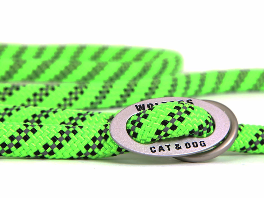 Wolters Everest Moxon Hundeleine Reflektierend Lime/schwarz 4 Wolters Everest Moxon Hundeleine Reflektierend Lime/schwarz – Bild 2