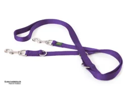 Hunter Verstellbare Hundeleine Nylon Strong Lila