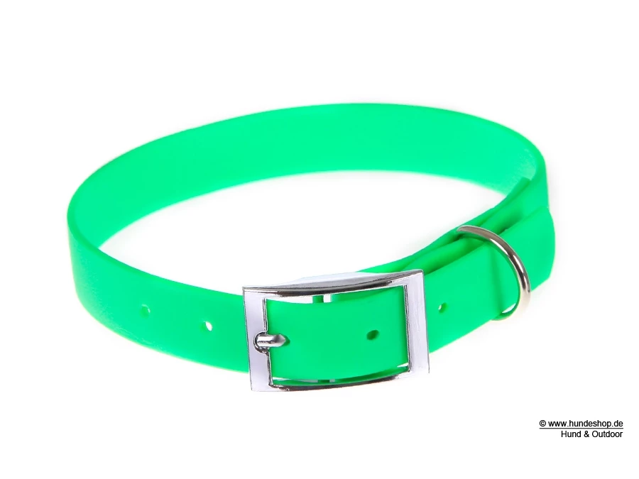 Relaxoo Biothane Hundehalsband Neongrün 16mm Breit 3 Relaxoo Biothane Hundehalsband Neongrün 16mm Breit