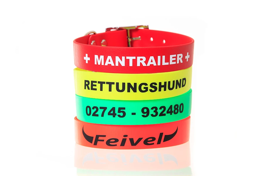 Relaxoo Biothane Hundehalsband Neongelb 16mm Breit 6 Relaxoo Biothane Hundehalsband Neongelb 16mm Breit – Bild 4