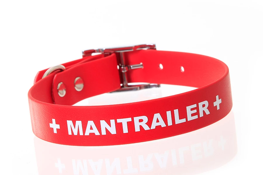 Relaxoo Biothane Hundehalsband Rot 16mm Breit 5 Relaxoo Biothane Hundehalsband Rot 16mm Breit – Bild 3