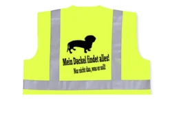 Sicherheitsweste Mit Reißverschluss Selbst Gestalten -Günstiges Hundeshop Geschäft 190420 Product