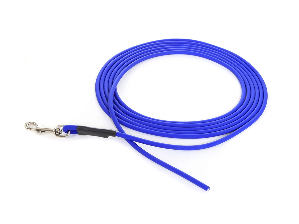 Biothane Schleppleine Rund 8 Mm Blau 3 Biothane Schleppleine Rund 8 Mm Blau