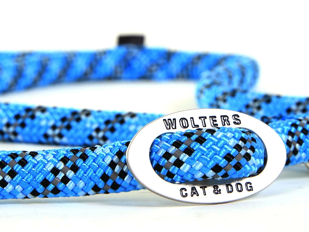 Wolters Everest Moxon Hundeleine Reflektierend Aqua/schwarz 4 Wolters Everest Moxon Hundeleine Reflektierend Aqua/schwarz – Bild 2