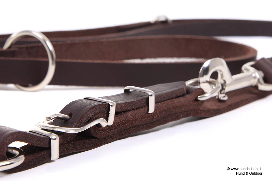 Relaxoo Fettleder Hundeleine 4-fach Verstellbar Just Hundesport Edition 5 Relaxoo Fettleder Hundeleine 4-fach Verstellbar Just Hundesport Edition – Bild 3
