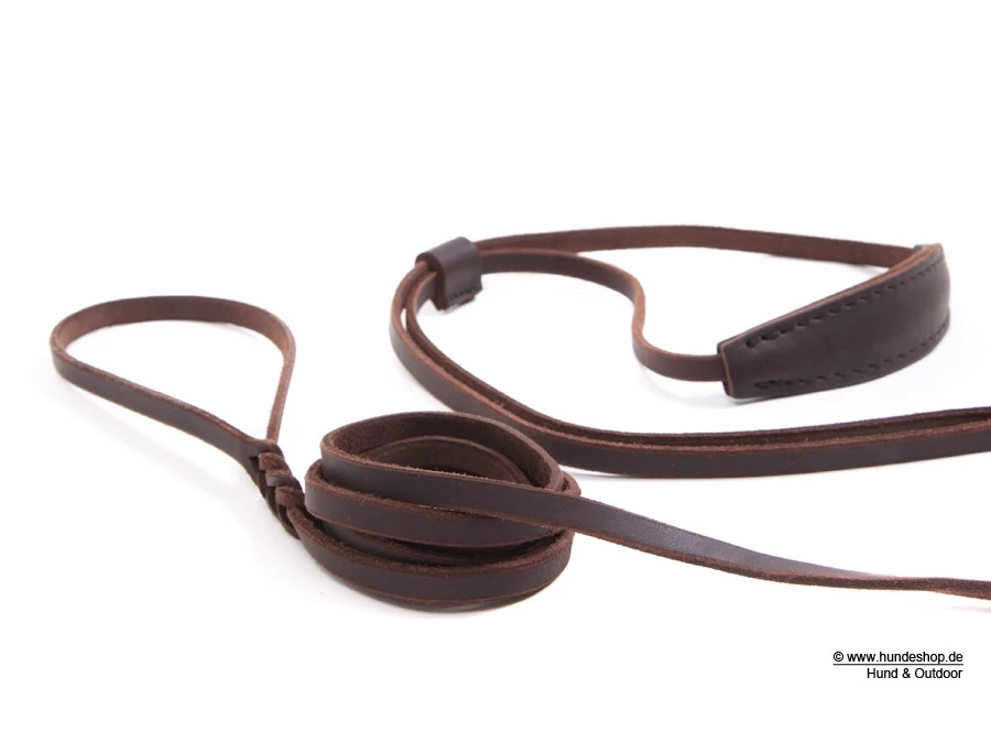 Relaxoo Fettleder Schauleine Mit Halsschutz Just Hundesport Edt. 3 Relaxoo Fettleder Schauleine Mit Halsschutz Just Hundesport Edt.