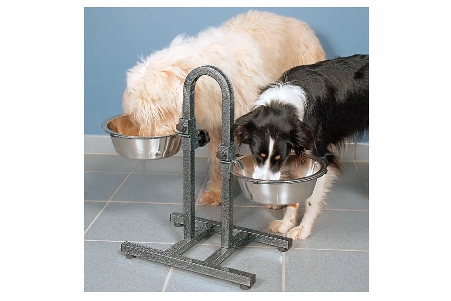 Trixie Hundebar Separat Höhenverstellbar 2 X 2,8 L 4 Trixie Hundebar Separat Höhenverstellbar 2 X 2,8 L – Bild 2