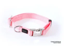Hunter Hundehalsband Vario Basic ALU-Strong Rosa