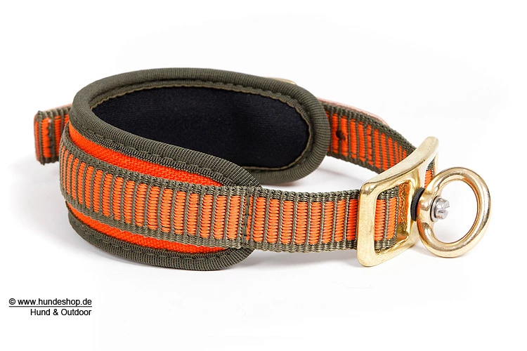 Niggeloh Schweißhalsung Hundehalsband Premium Neopren Orange 4 Niggeloh Schweißhalsung Hundehalsband Premium Neopren Orange – Bild 2