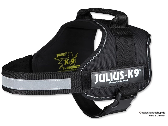 Julius K9 Power Hundegeschirr Schwarz 3 Julius K9 Power Hundegeschirr Schwarz