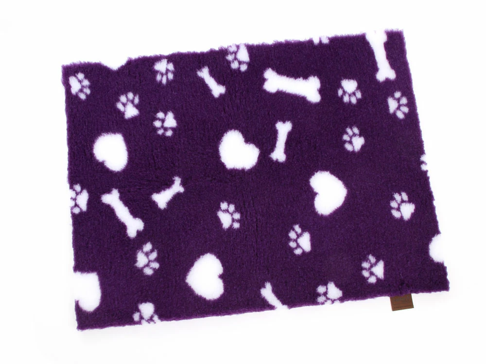 Original Vetbed Isobed SL Purple Hearts, Paws & Bones 3 Original Vetbed Isobed SL Purple Hearts, Paws & Bones