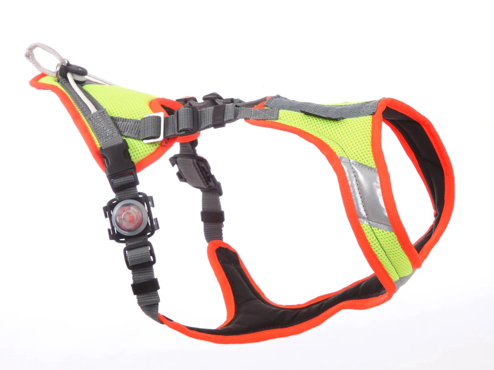 Grossenbacher Mantrailing V Hundegeschirr M. Laufrolle Neon LED 6 Grossenbacher Mantrailing V Hundegeschirr M. Laufrolle Neon LED – Bild 4