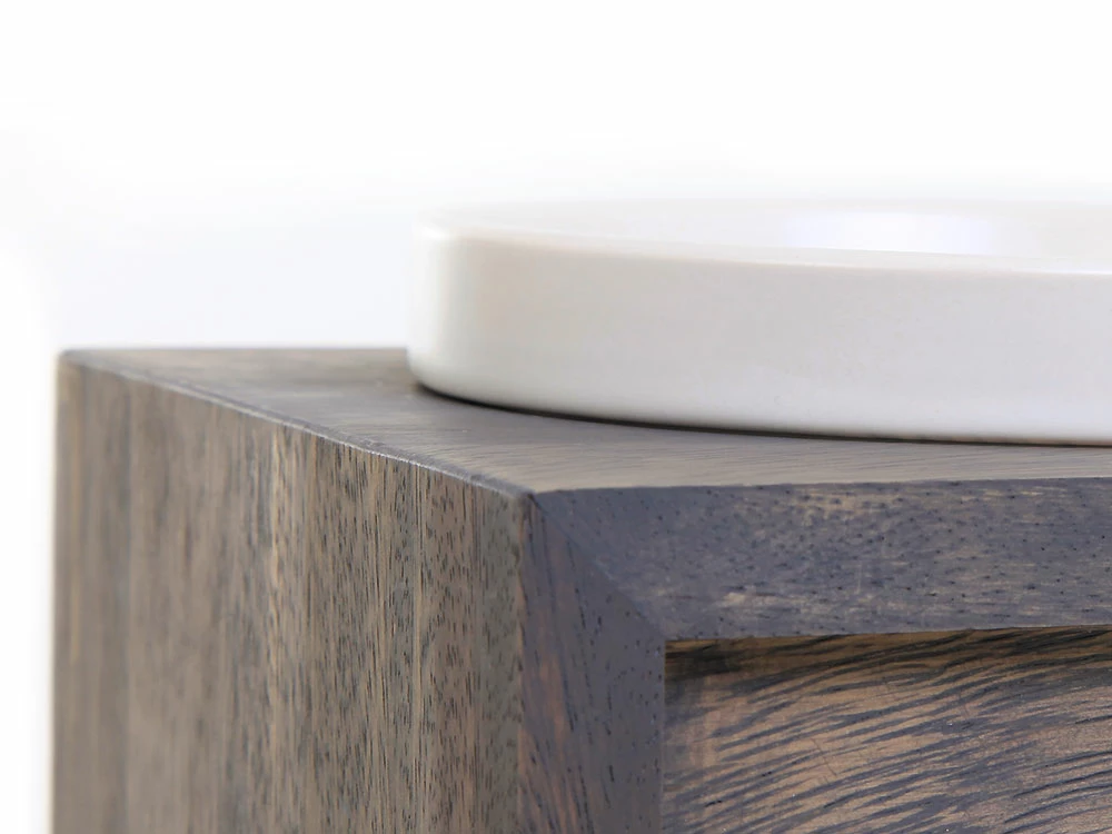 Wolters Gohan Doppelnapf Schiefer 5 Wolters Gohan Doppelnapf Schiefer – Bild 3