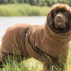 Dryup Cape Hundebademantel BIG Braun