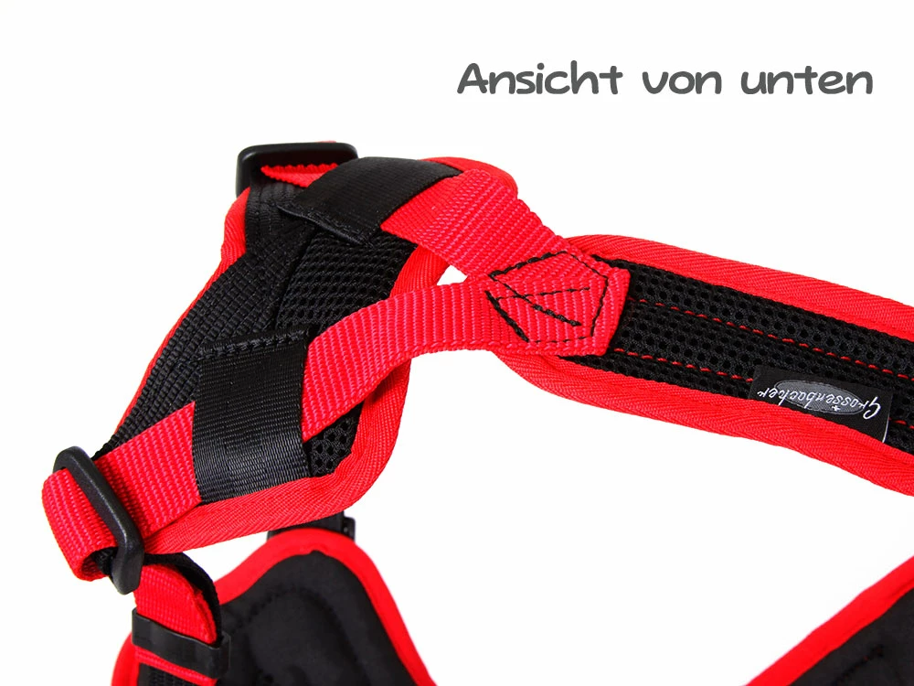 Grossenbacher Hundegeschirr Vary Rot 6 Grossenbacher Hundegeschirr Vary Rot – Bild 4
