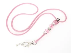 Mein Rosa Pfeifenband Mit Schmucksteinen