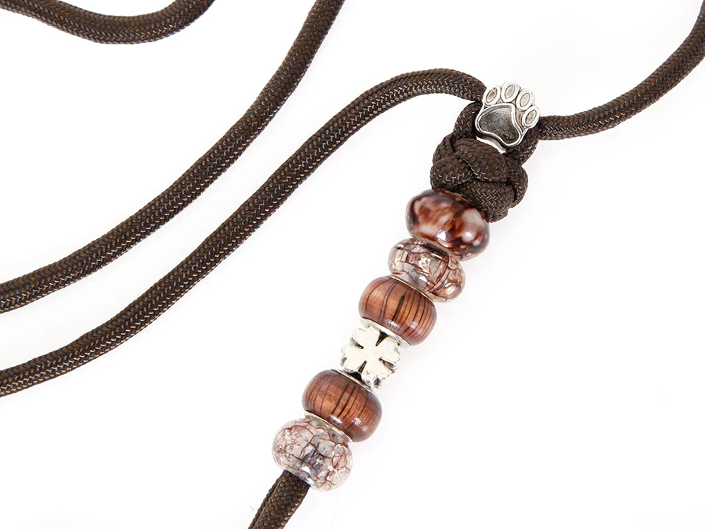 Mein Braunes Pfeifenband Mit Schmucksteinen 4 Mein Braunes Pfeifenband Mit Schmucksteinen – Bild 2