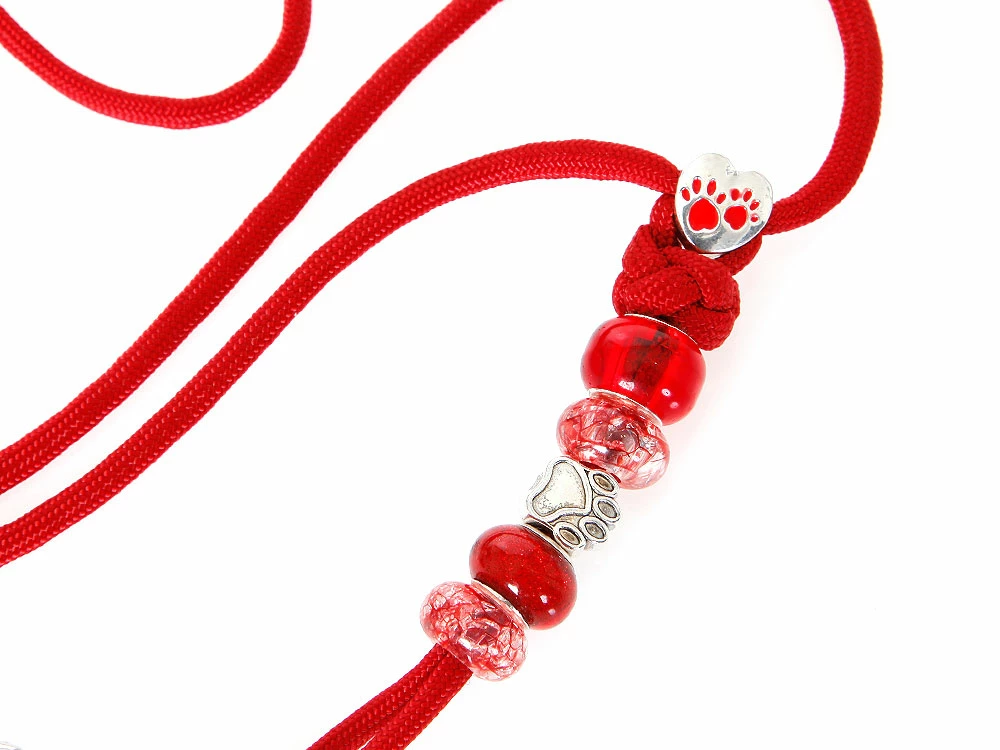 Mein Rotes Pfeifenband Mit Schmucksteinen 4 Mein Rotes Pfeifenband Mit Schmucksteinen – Bild 2