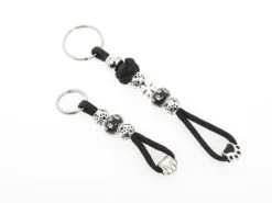 Mein Schwarzer Schlüsselanhänger Mit Schmucksteinen