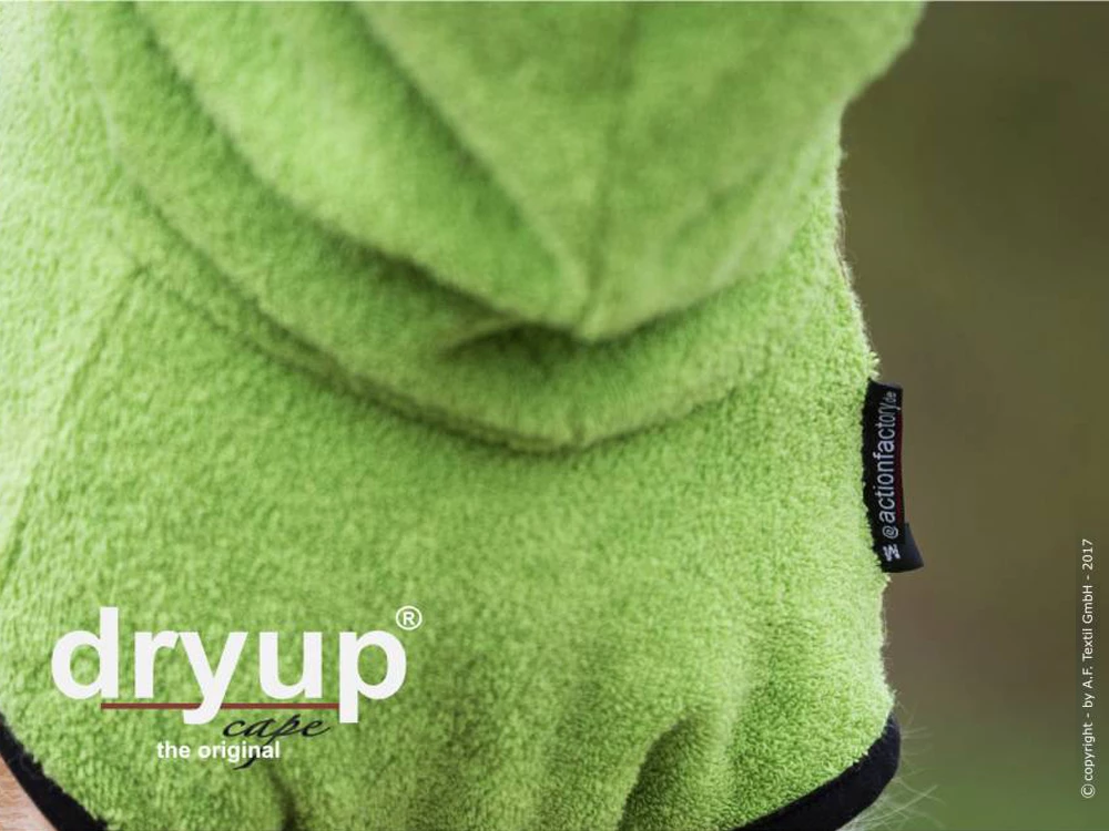 Dryup Cape Hundebademantel Kiwi 4 Dryup Cape Hundebademantel Kiwi – Bild 2