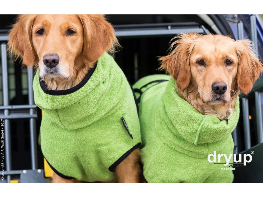 Dryup Cape Hundebademantel Kiwi 5 Dryup Cape Hundebademantel Kiwi – Bild 3