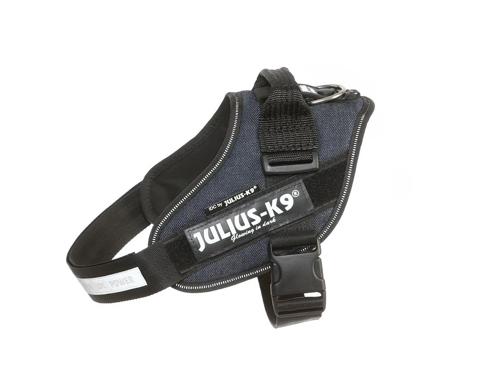 Julius K9 IDC Power Hundegeschirr Jeansstoff 3 Julius K9 IDC Power Hundegeschirr Jeansstoff