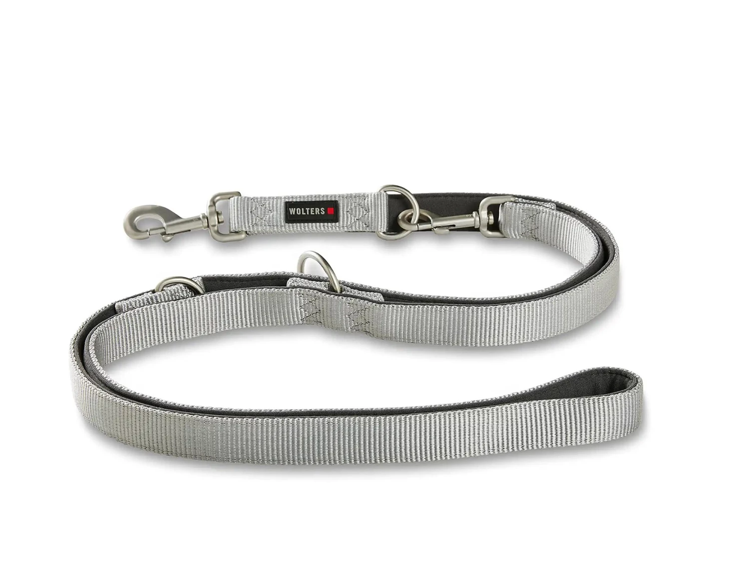 Wolters Hundeleine Professional Comfort Silber 3 Wolters Hundeleine Professional Comfort Silber