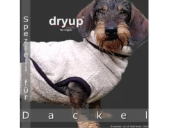 Dryup Cape Hundebademantel Dackel Spezial Sand