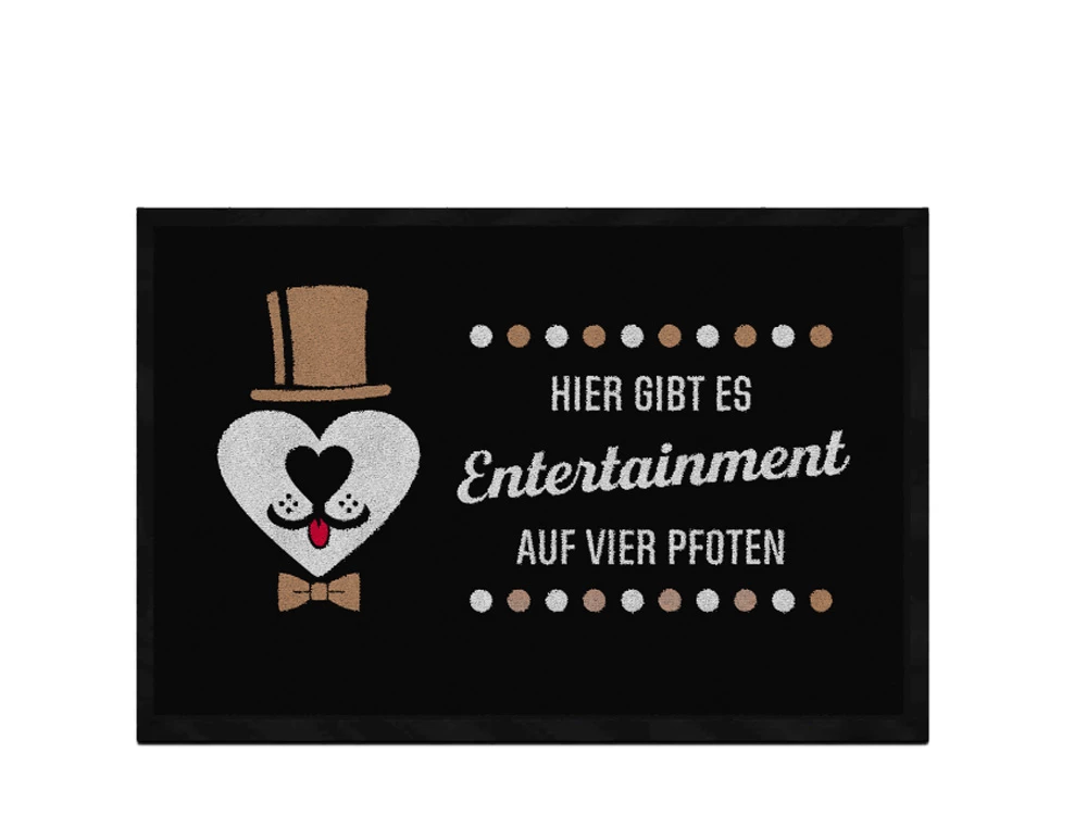 Pfotenschild Design Fußmatte Entertainment Auf Vier Pfoten 3 Pfotenschild Design Fußmatte Entertainment Auf Vier Pfoten