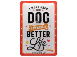 Pfotenschild Better Dog Life 20x30 Cm
