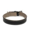 Hundehalsband Traumfänger Rind-Lammleder Schwarz/kiesel 1 Hundehalsband Traumfänger Rind-Lammleder Schwarz/kiesel -Günstiges Hundeshop Geschäft 539749 Product