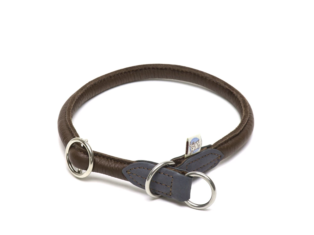 Elchleder Zugstopp Hundehalsband Wildfang 3 Elchleder Zugstopp Hundehalsband Wildfang