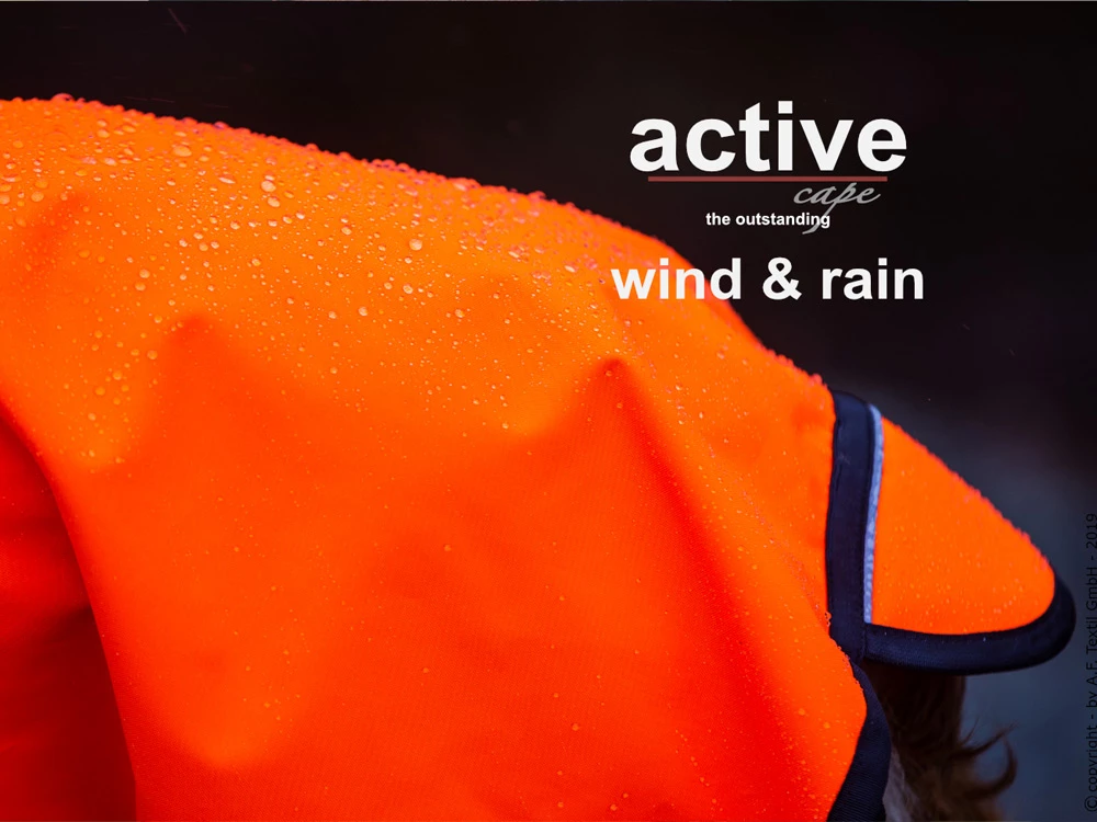 Active Cape Wind & Rain MINI Orange 5 Active Cape Wind & Rain MINI Orange – Bild 3