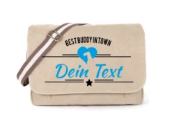 Airedale Canvas Tasche Sahara Best Buddy