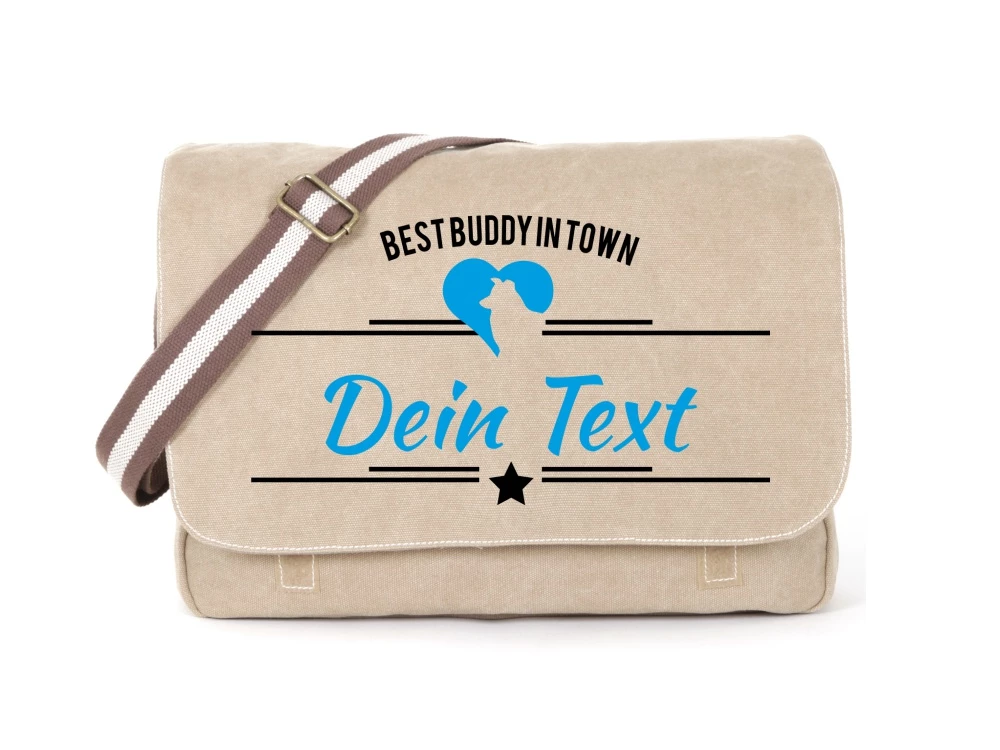 Border Collie Canvas Tasche Sahara Best Buddy 3 Border Collie Canvas Tasche Sahara Best Buddy