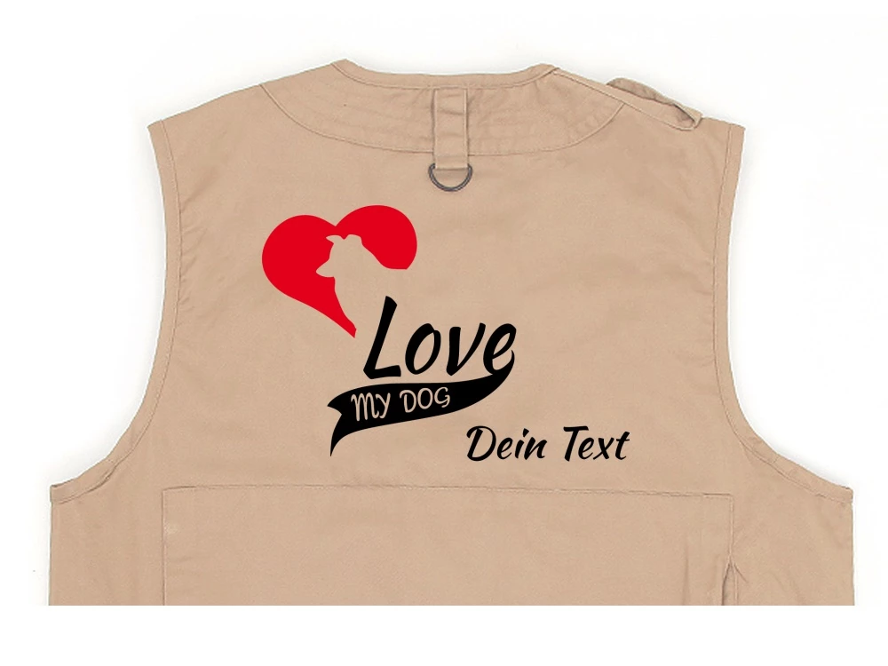 Border Collie Hundesport Weste Khaki My Dog Love 3 Border Collie Hundesport Weste Khaki My Dog Love