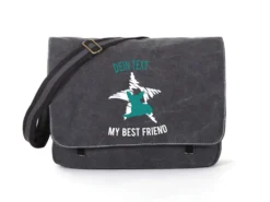 Chihuahua Canvas Tasche Schwarz Dog Star
